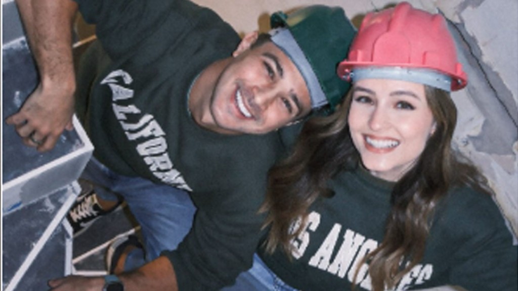 Larissa Manoela e André Luiz mostram novidades em obra da nova mansão