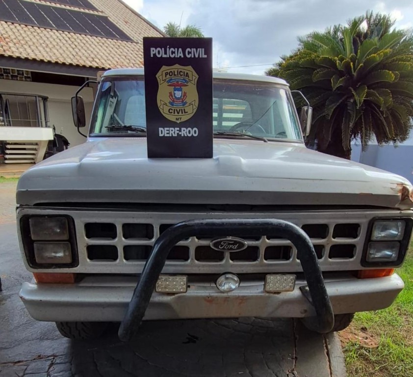 Polícia Civil recupera dois veículos produto de roubos e furtos em Rondonópolis