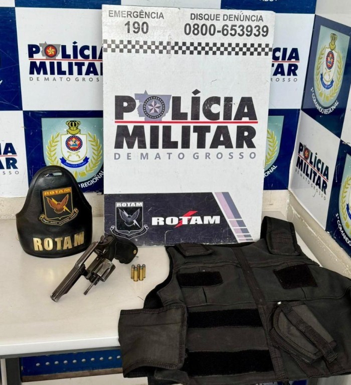 Rotam recupera motocicleta e duas armas de fogo furtadas de empresa de segurança