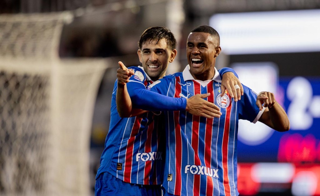 Bahia vence o Bragantino de virada e se mantém no G5 do Brasileirão