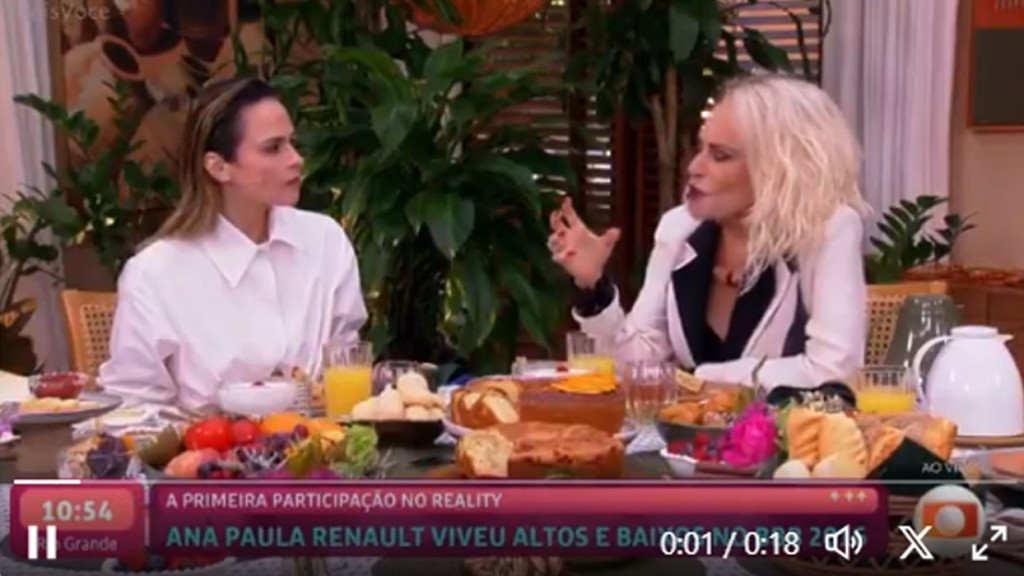 Ana Maria Braga revela que já teve vontade de bater em Ana Paula Renault do BBB 26