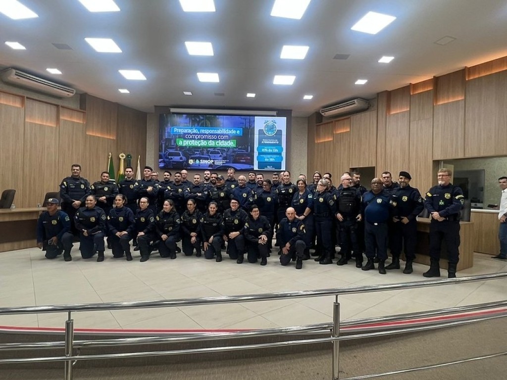 Formação da Guarda Civil Municipal de Sinop avança e conclui etapa teórica nesta semana
