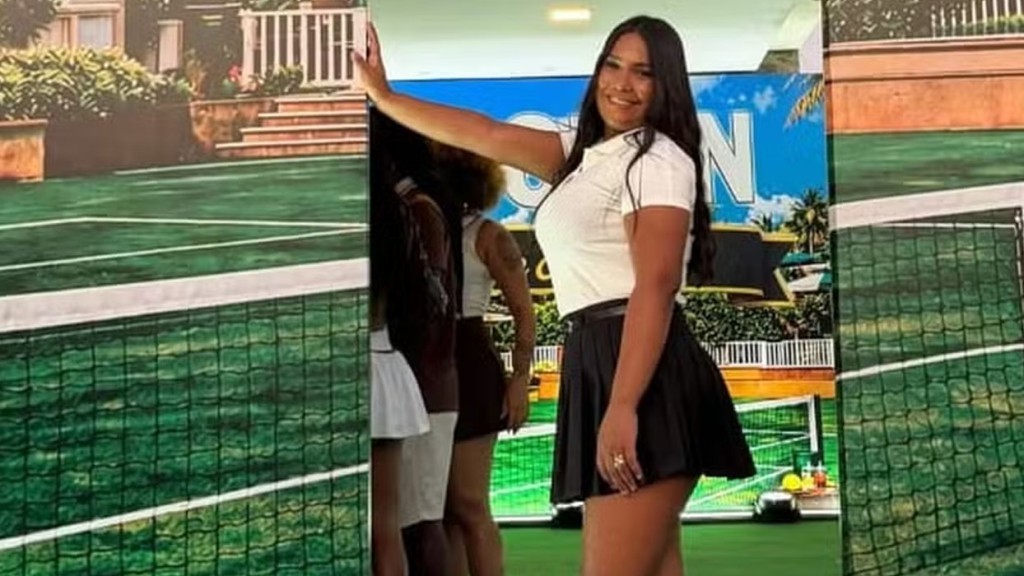 Chaiany é convidada para aniversário de Ludmilla e se surpreende na chegada