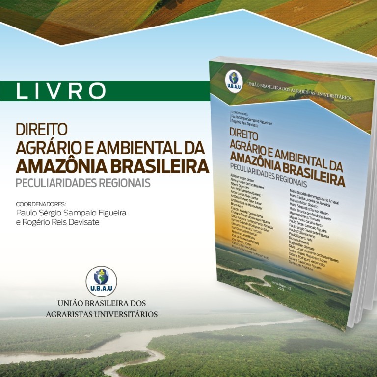 Livro sobre direito agrário e ambiental da Amazônia será lançado em evento virtual