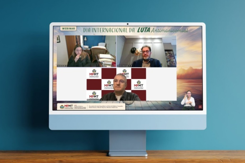 Saúde mental na contemporaneidade pauta webinar do MPMT