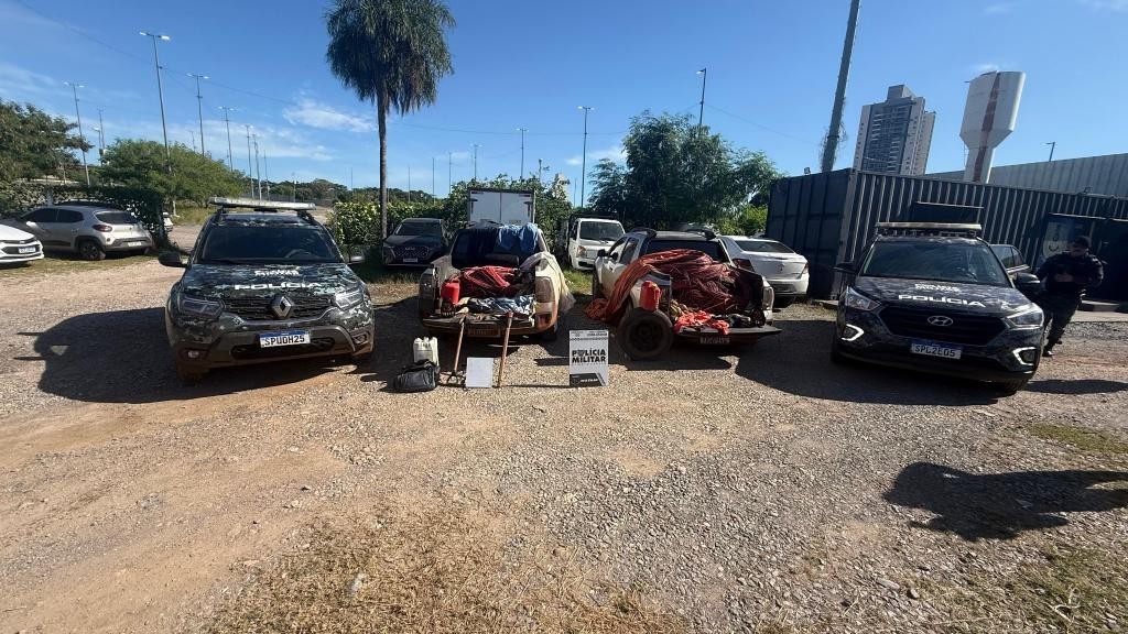Rotam prende quadrilha por furto em usina solar e apreende fios de cobre em Cuiabá