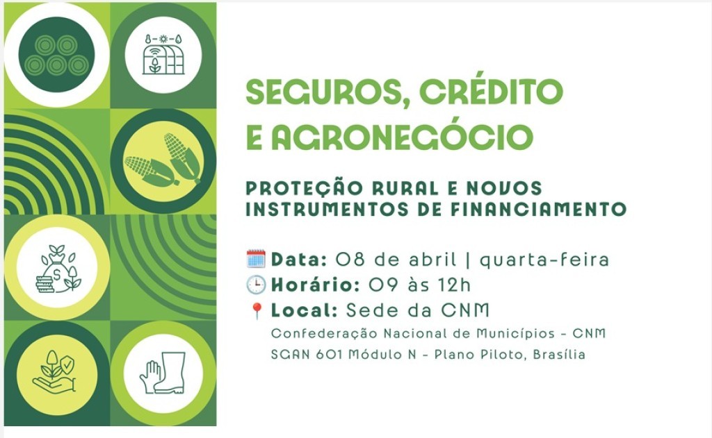 Entidades discutem seguro rural e novas fontes de crédito para o agro