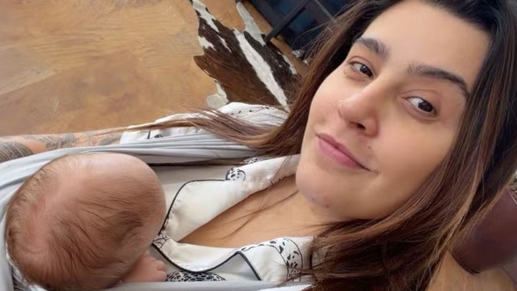 Lauana Prado celebra dois meses do filho Dom e se derrete: ‘Mamãe babona e coruja’