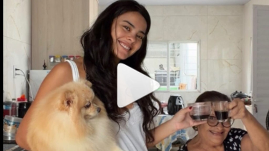 Bella Campos se emociona com declaração da avó durante trend: ‘Que amor essa avó!’