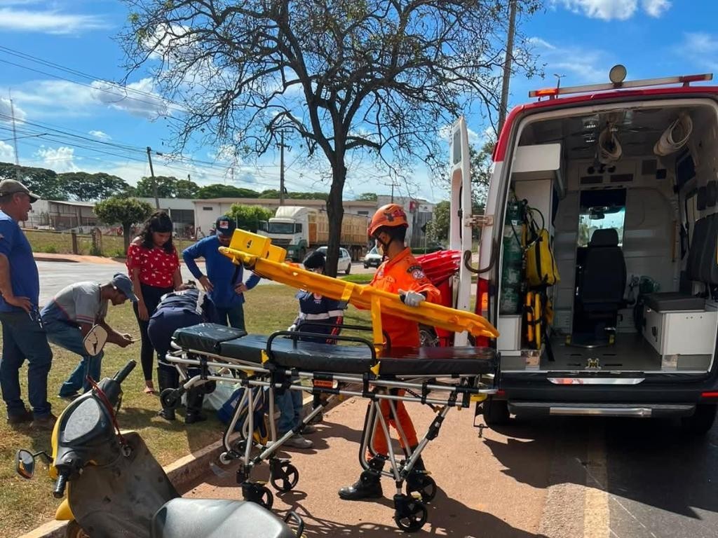 Corpo de Bombeiros atende duas ocorrências de trânsito registradas na BR-070 na sexta-feira (29)
