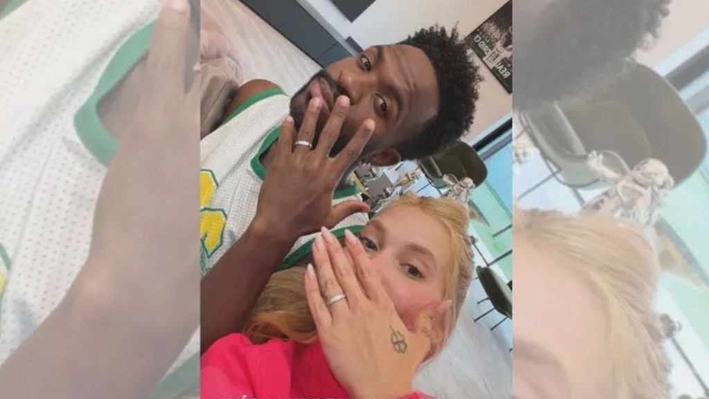 Virginia e Vini Jr. exibem aliança de compromisso após um ano de namoro