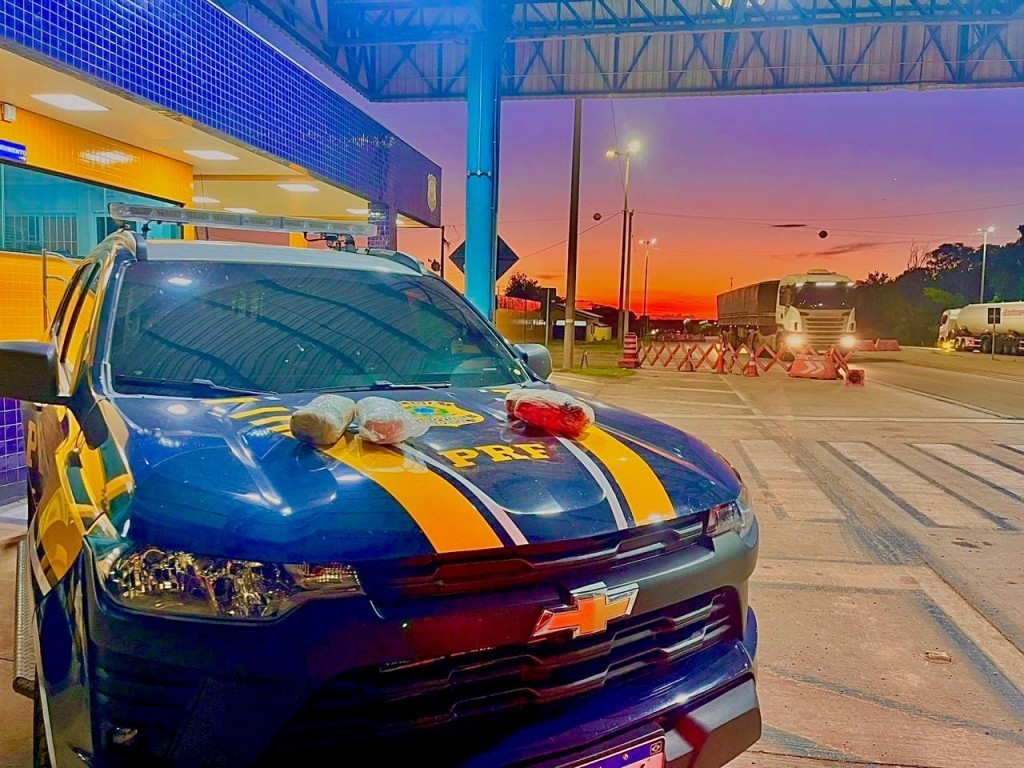 PRF apreende droga em bagagem de passageira na BR-364, em Cuiabá (MT)