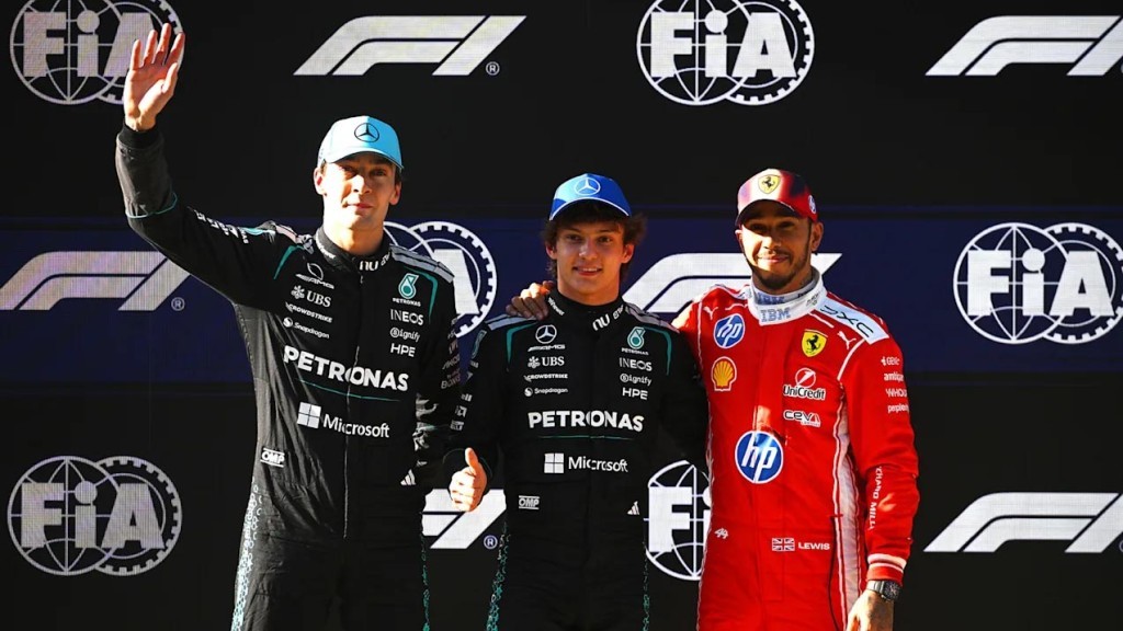 Kimi Antonelli conquista China em estreia de sonho para Mercedes