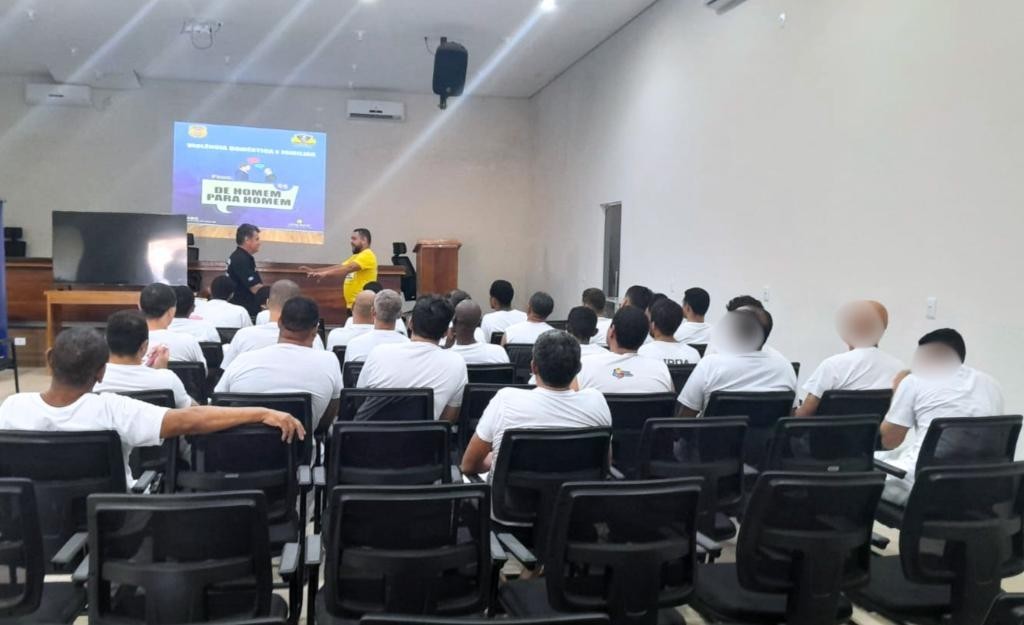 Sejus promove segunda etapa do projeto "Homens em Reconstrução" em unidade prisional de Várzea Grande