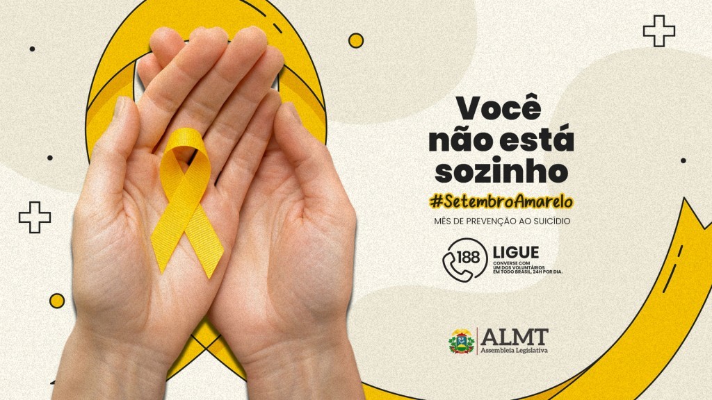 Procuradoria Especial da Mulher  da ALMT leva campanha digital sobre Setembro Amarelo para municípios do estado