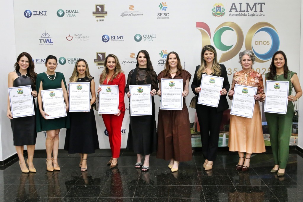 ALMT reconhece contribuições de personalidades do Judiciário, agro, cartórios e imprensa