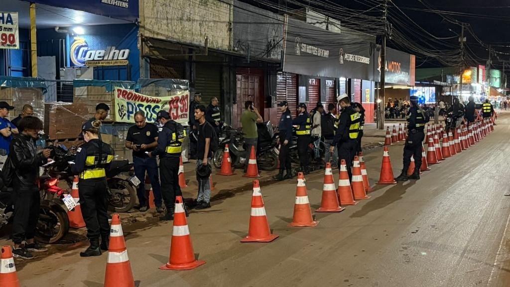 Três são presos em Operação Lei Seca contra motos irregulares em Várzea Grande