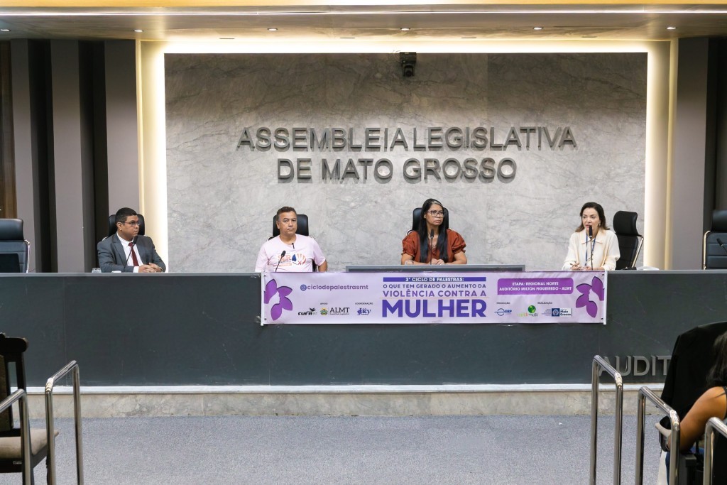 ALMT sedia 3º Ciclo de Palestras sobre aumento da violência contra a mulher