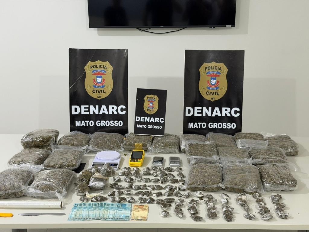 Polícia Civil apreende 152 quilos de entorpecentes e desarticula ponto de distribuição ligado a facção criminosa