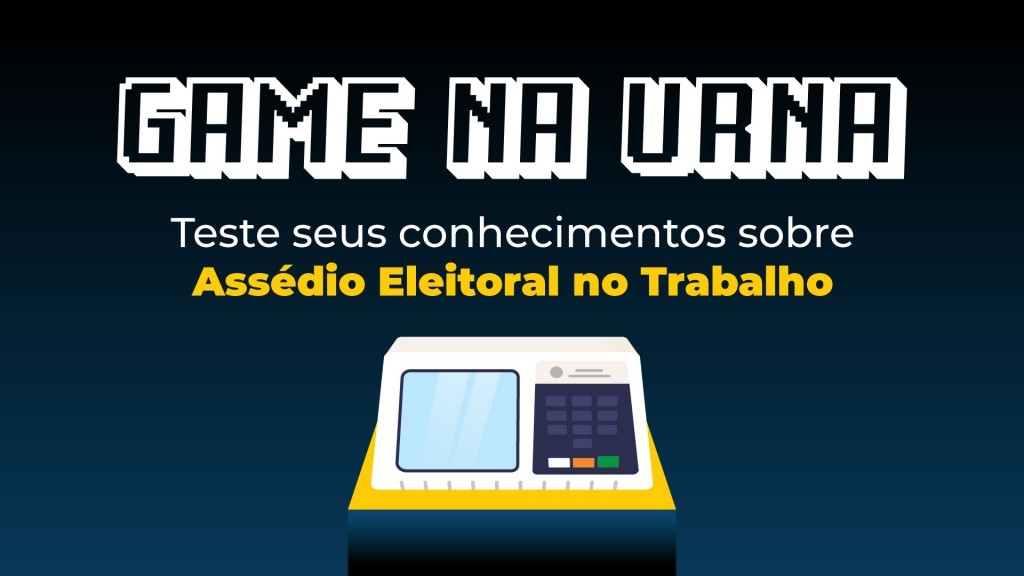 Game na urna eletrônica leva educação sobre assédio eleitoral à Corrida do Trabalho