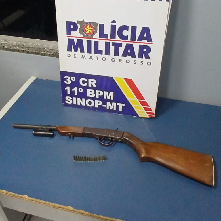 Polícia Militar prende suspeito de agredir e ameaçar esposa de morte com arma de fogo