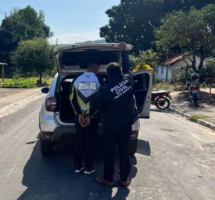 Polícia Civil prende homem que agrediu companheira na frente de filha em Reserva do Cabaçal