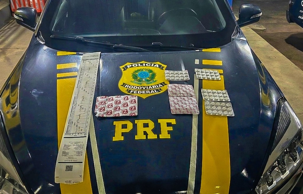 PRF flagra motorista com comprimidos de anfetamina durante fiscalização na BR-174 em Mato Grosso