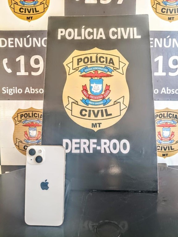 Polícia Civil prende receptador e recupera celular furtado em Rondonópolis
