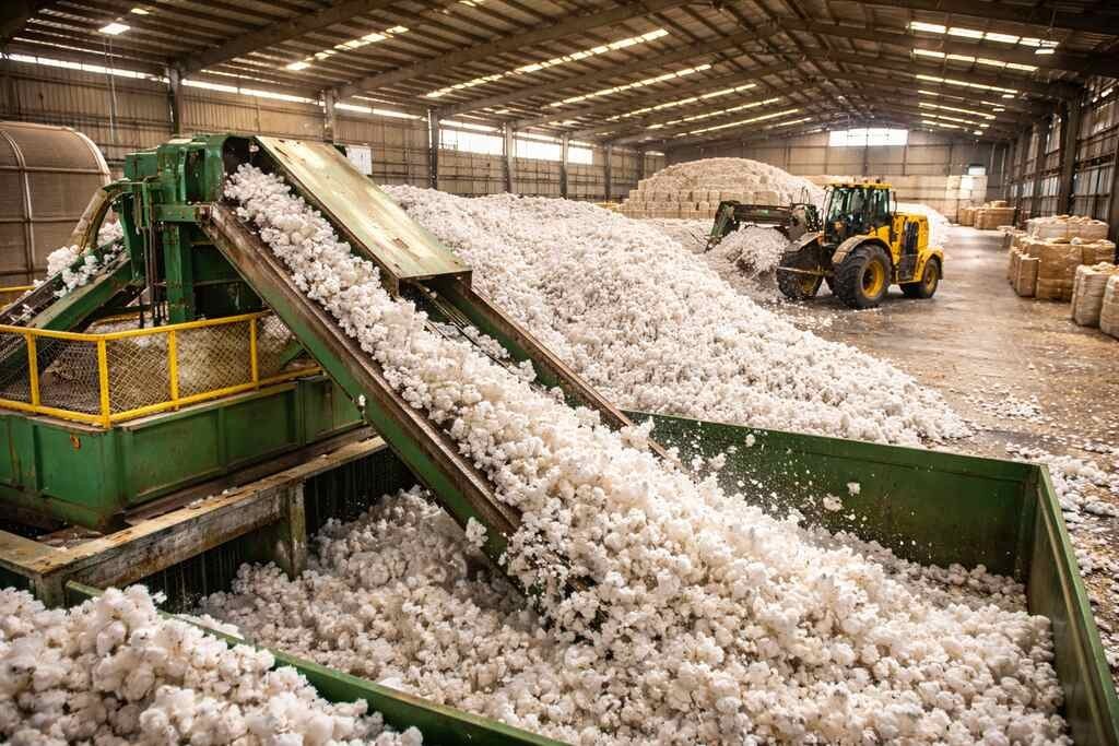 Brasil colhe recorde de 4,14 milhões de toneladas de algodão em área menor