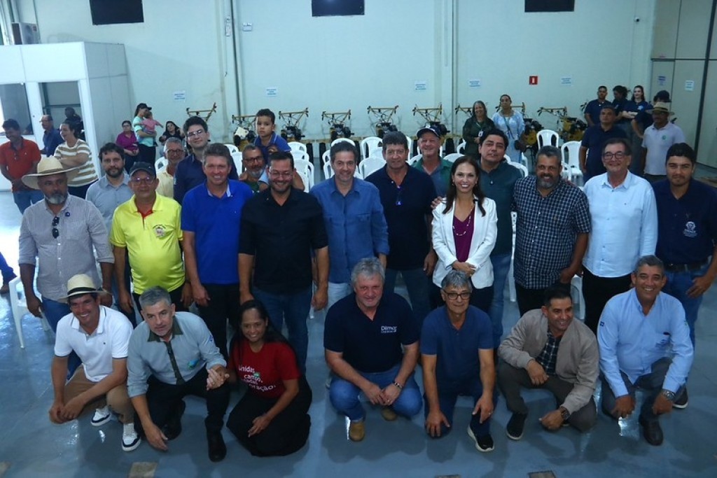 Prefeitura de Sinop entrega 35 equipamentos para fortalecer a agricultura familiar do município