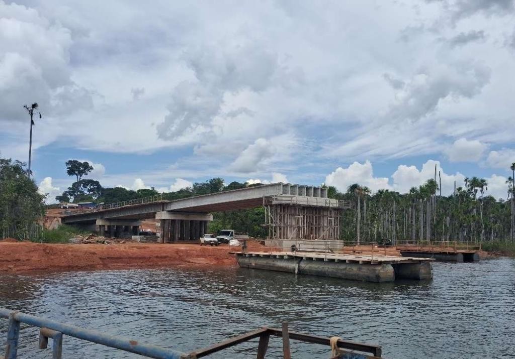 Governo de MT constrói nova ponte de 560 metros sobre Rio Teles Pires em Itaúba