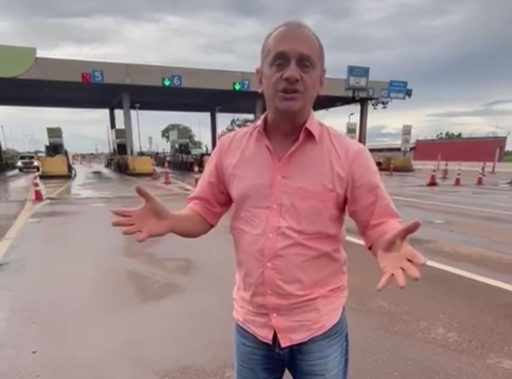 Wilson Santos reclama de pedágios da BR 163/364 por não aceitarem pix e crédito