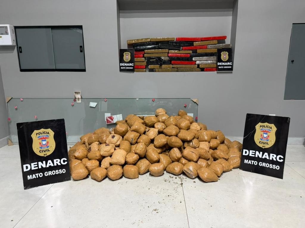 Polícia Civil apreende mais de 150 quilos de maconha em casa no bairro Jardim União