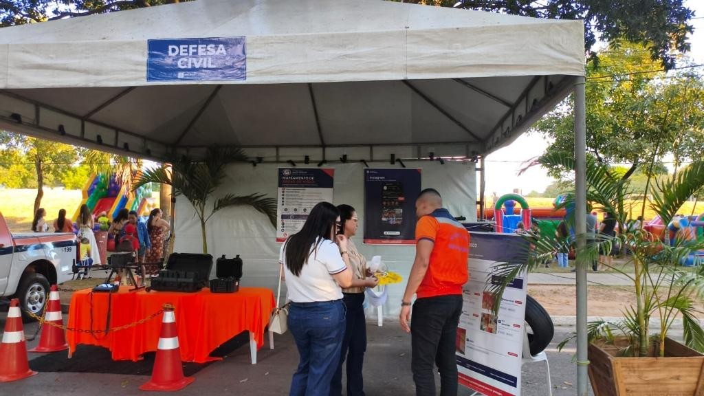 Defesa Civil orienta moradores sobre áreas de risco e eventos climáticos em Nova Mutum
