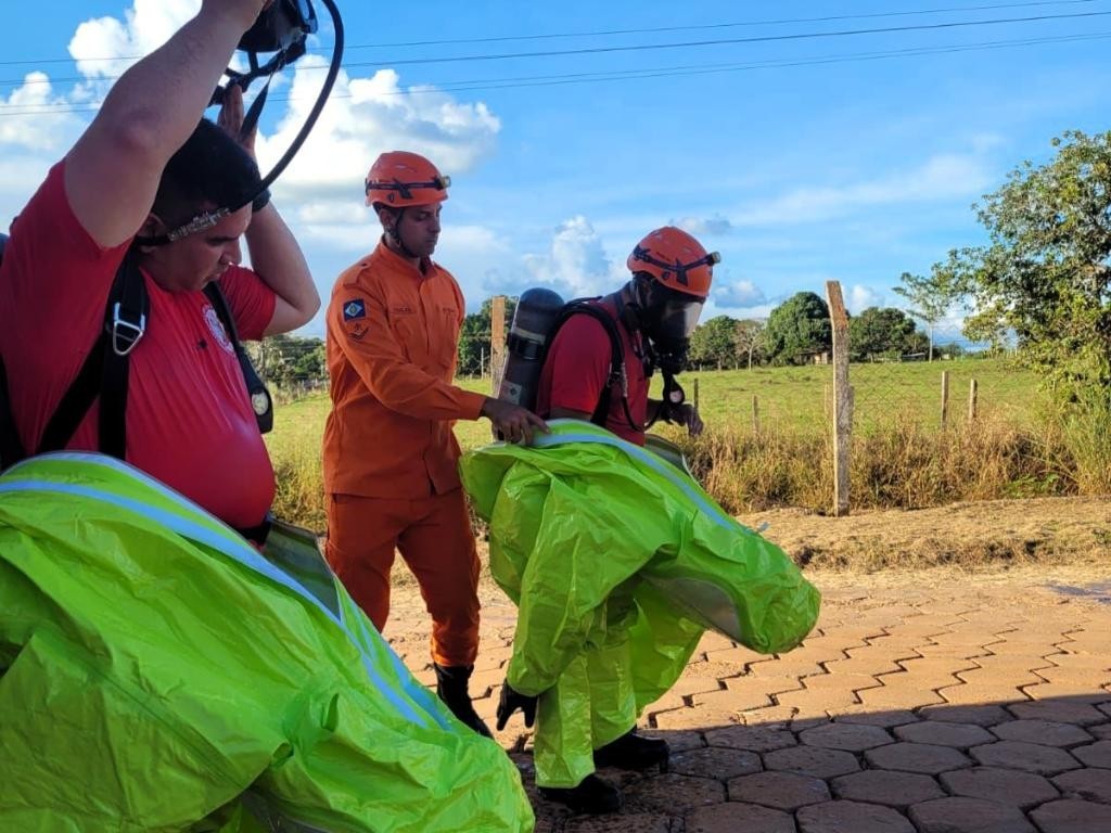 Corpo de Bombeiros é acionado após vazamento de amônia em frigorífico