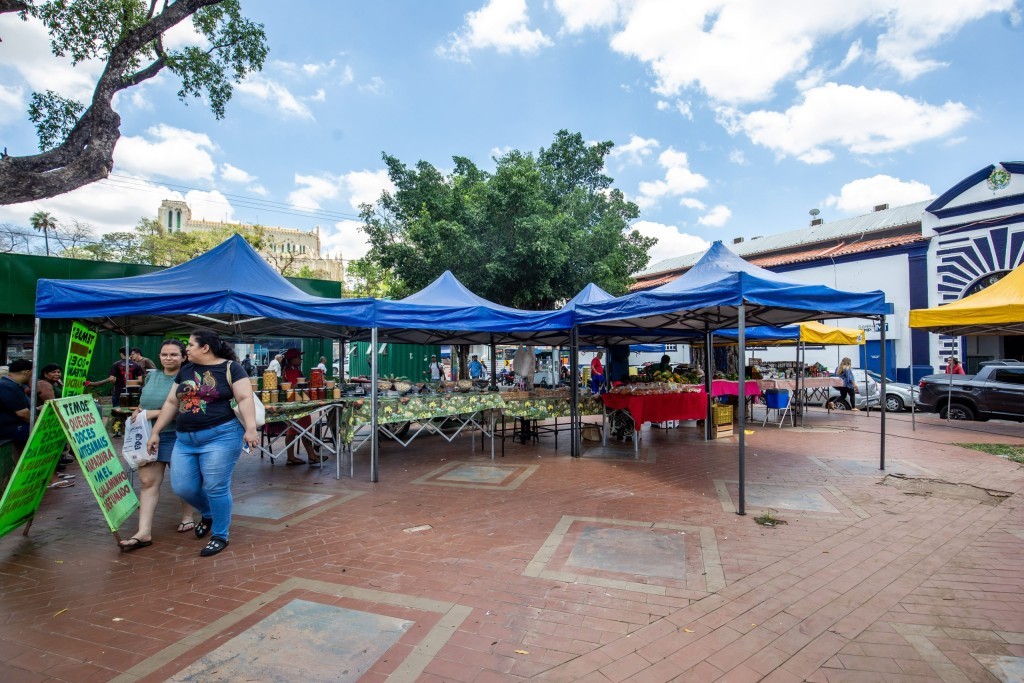 Novo público e escolha de produtos marcam estreia de feira na Praça Ipiranga