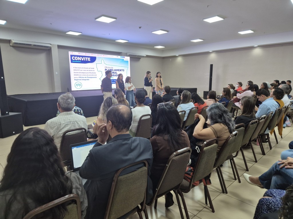 SES reúne gestores para fortalecer o planejamento regional da saúde em Mato Grosso