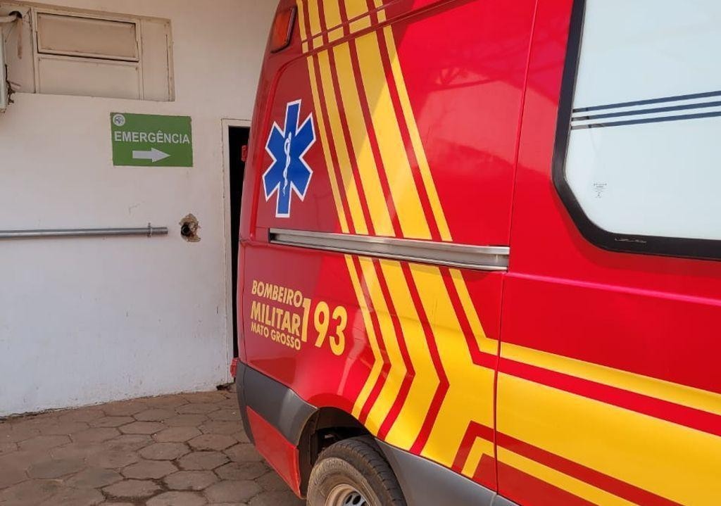 Corpo de Bombeiros resgata duas vítimas após grave colisão frontal na MT-485