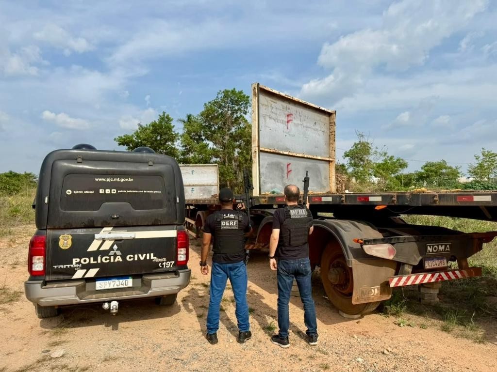 Polícia Civil recupera no Pará carretas furtadas de pátio de veículos apreendidos em Confresa