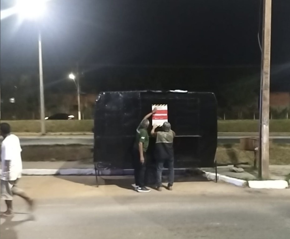 Trailers abandonados são interditados e terão cinco dias para remoção em Cuiabá