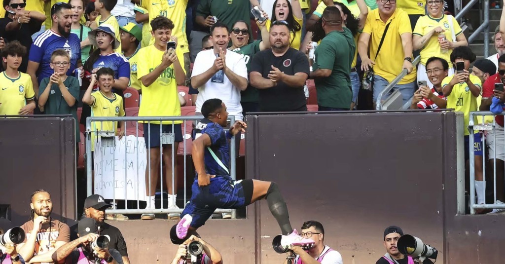 Endrick brilha e Brasil supera Egito em último teste antes do Mundial