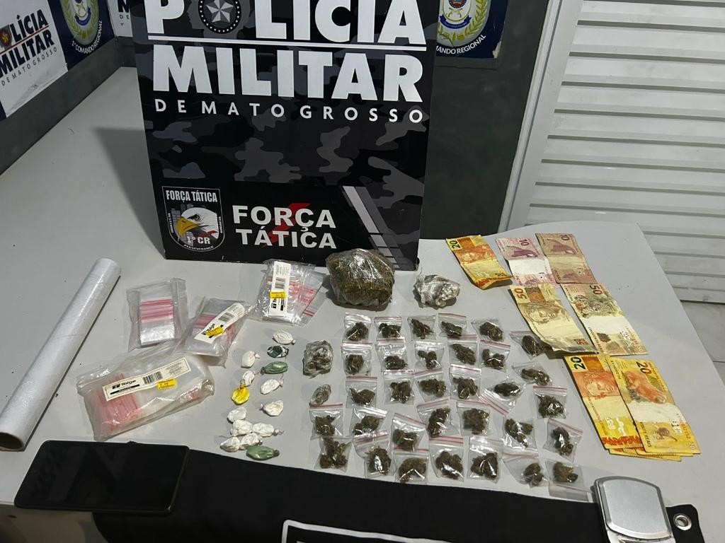Força Tática prende cinco pessoas por tráfico de drogas na Região Metropolitana