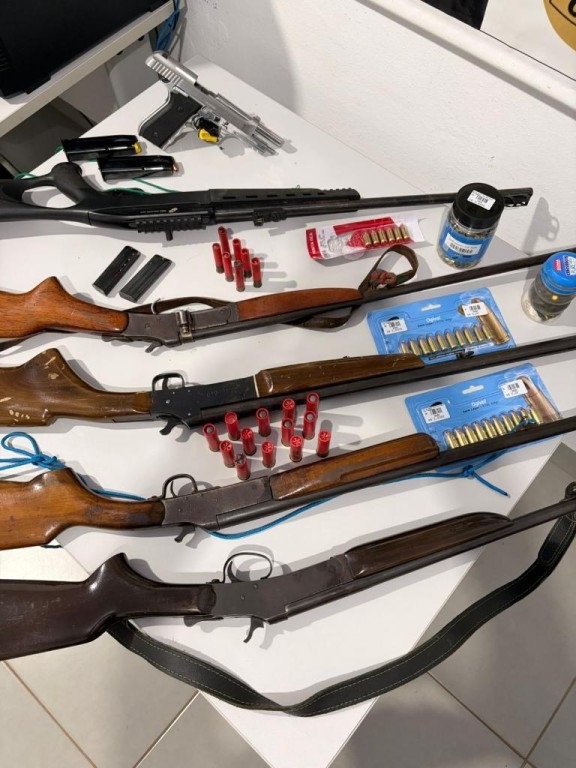 Dia D de operação da Polícia Civil resulta na prisão de 13 pessoas e apreensão de 11 armas de fogo