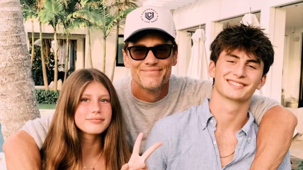 Tom Brady exibe momento especial ao lado dos filhos que tem com Gisele bundchen