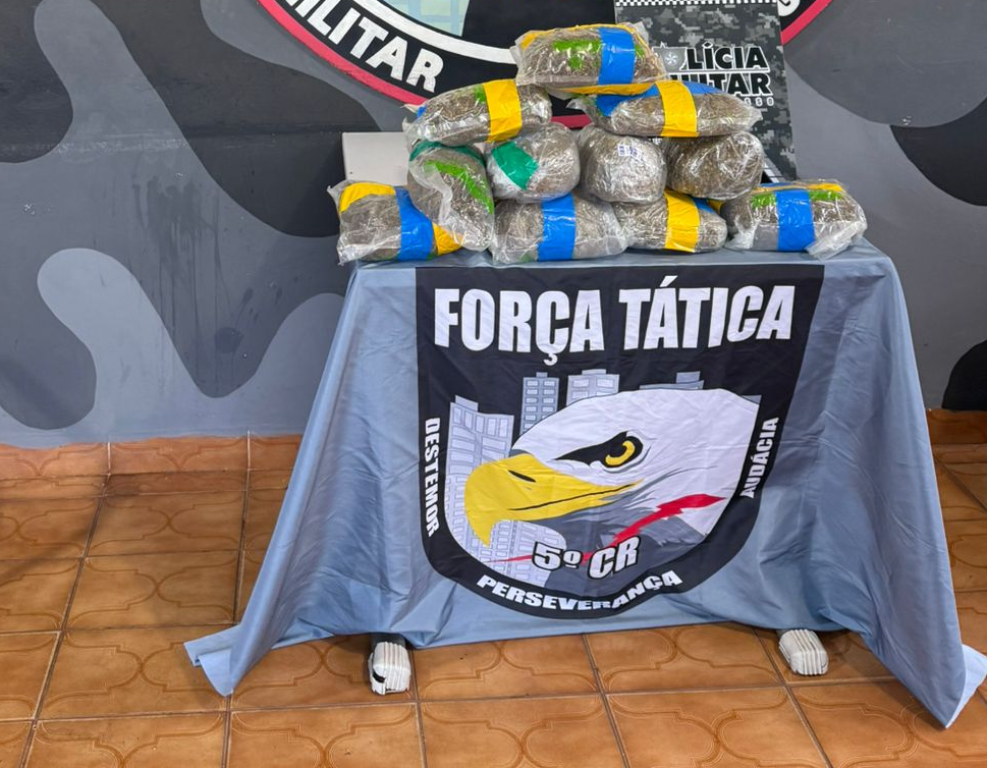 Força Tática prende mulher com 11 tabletes de supermaconha em General Carneiro
