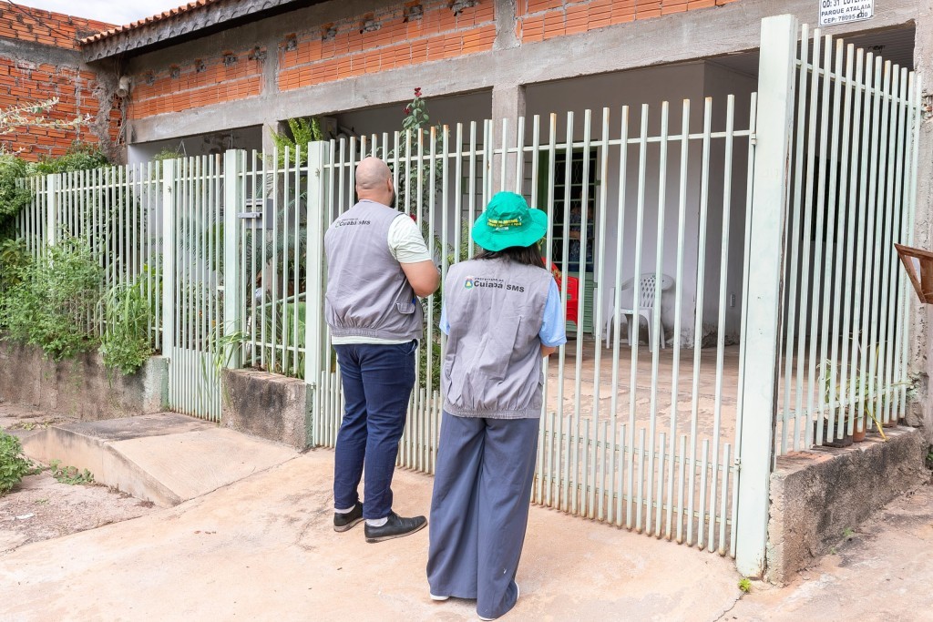 Cuiabá registra menos casos de dengue que em 2025 e já vistoriou mais de 805 mil imóveis