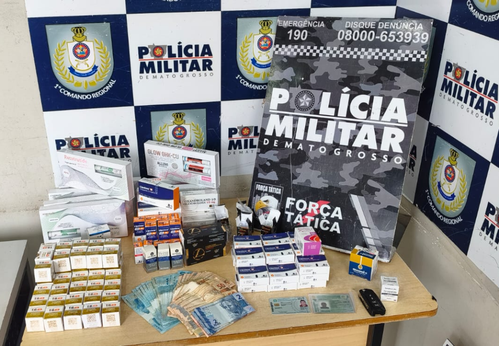 Força Tática prende dois suspeitos de contrabando de medicamentos em Chapada dos Guimarães