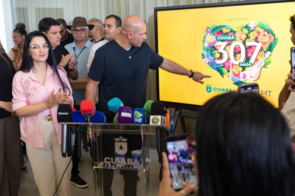 Prefeitura de Cuiabá lança programação dos 307 anos e anuncia investimentos