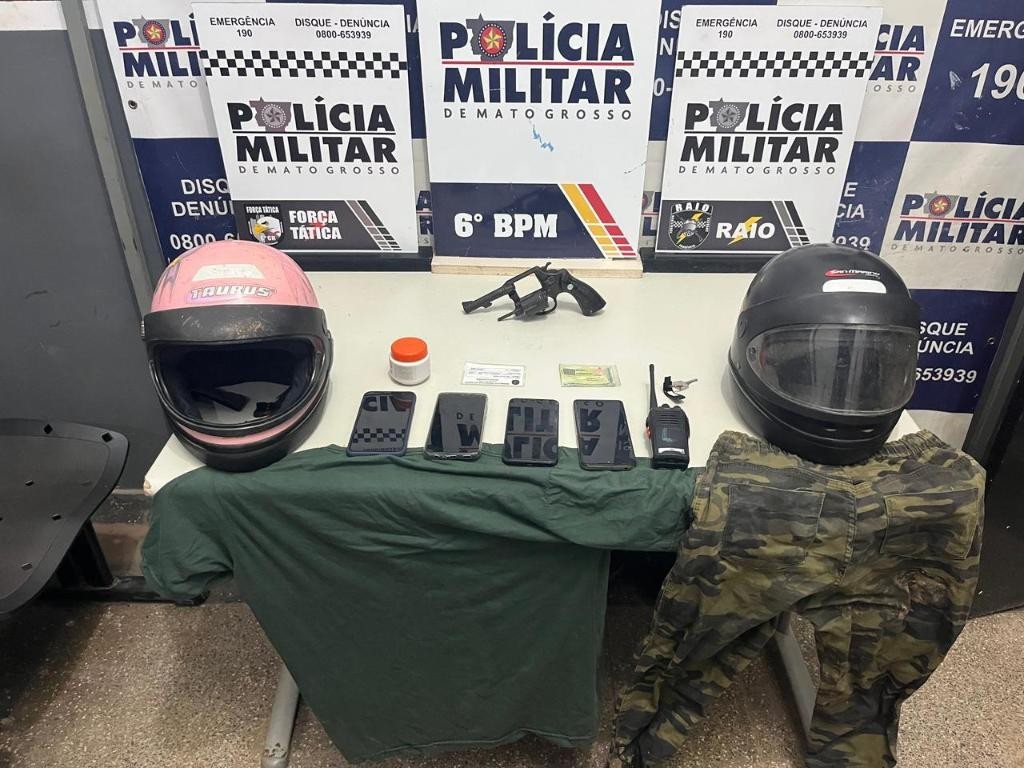 PM desarticula quadrilha de faccionados suspeita por tentativas de homicídio em Cáceres
