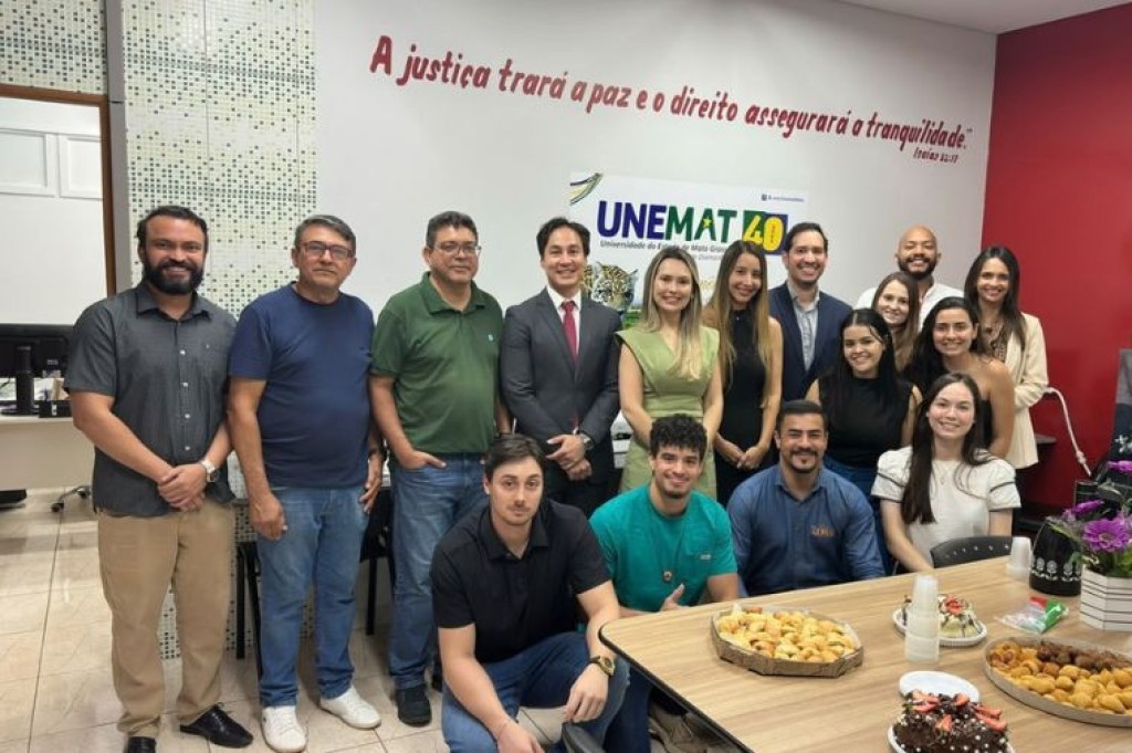 Unemat recebe equipamentos doados pelo MPMT para atendimento jurídico